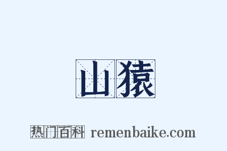 山猿是什么意思的图片